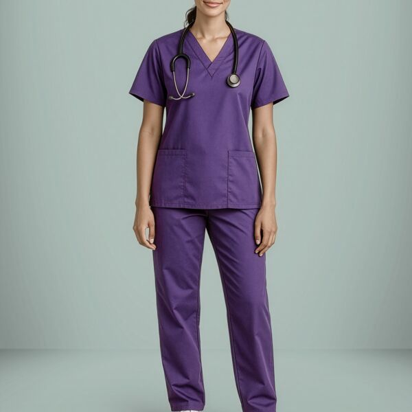 Womens Classic Scrub Top Thumbnail