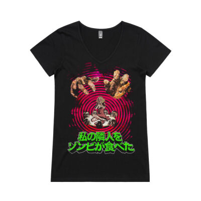 Zombies Ate My Neighbors - Bevel V-Neck Tee Thumbnail