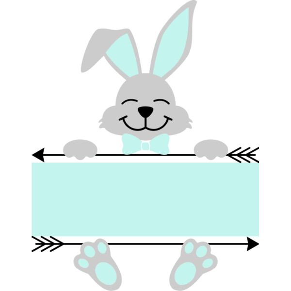 Add Custom Name Easter Bunny  Thumbnail